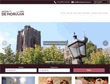 Tablet Screenshot of hoteldemoriaan.nl